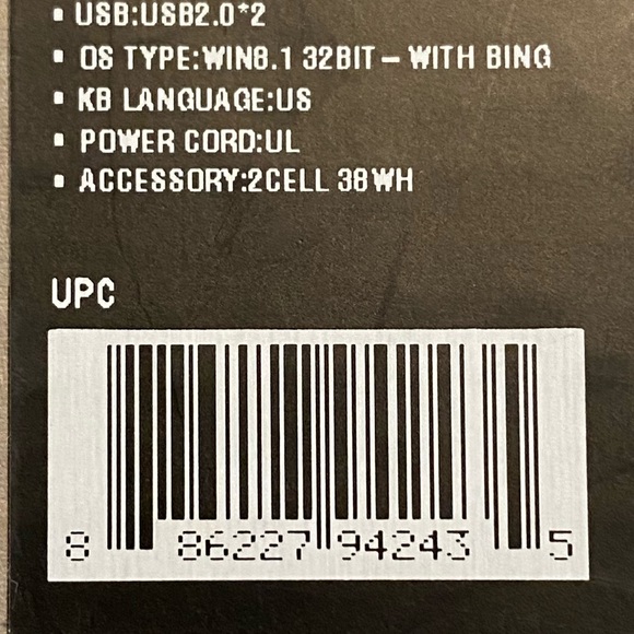 NIB Asus X205TA Dark Blue Notebook PC - Picture 6 of 10